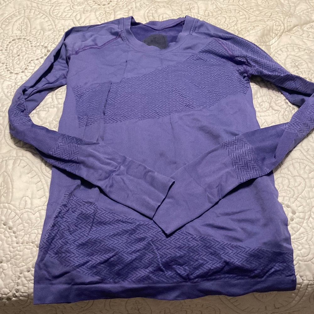 Oiselle purple long sleeve